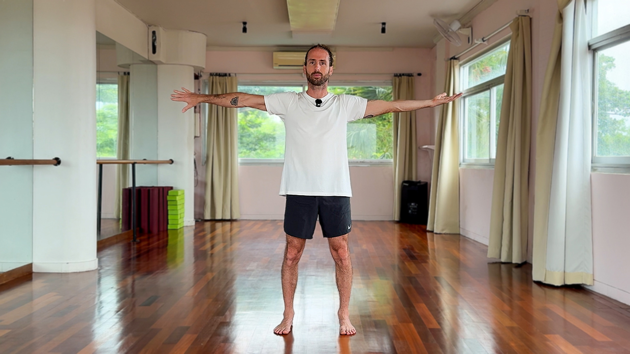 Remy doing rotation work for shoulders